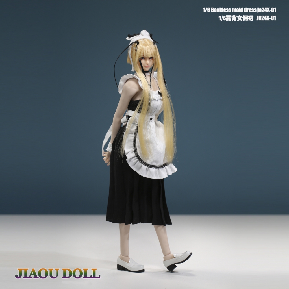 1/612寸包胶可动露背女仆装