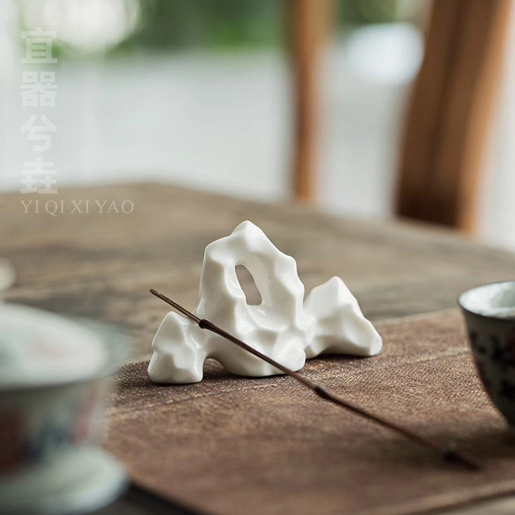 文房书房毛笔笔搁陶瓷笔架