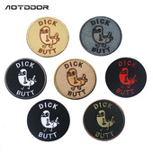 海客户外跨境现货dick butt小鸡亚马逊 刺绣臂章魔术贴布标