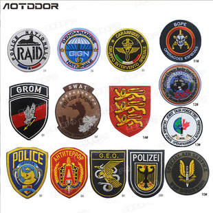 彩虹六号围攻干员背包贴章军迷各国特种魔术贴臂章士气徽章