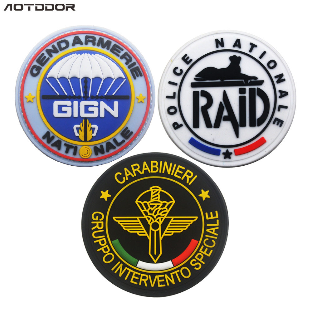 彩虹六号围攻干员成员国意大利法国pvc滴胶士气徽章臂章魔术贴