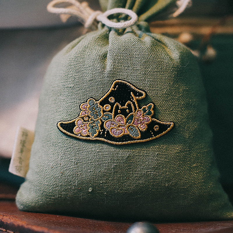 信的恋人刺绣贴卡通情侣自黏胶