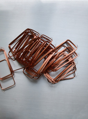 ID-125KHz低频RFID读卡器线圈方形天线外径20*8mm电感量345-365uh