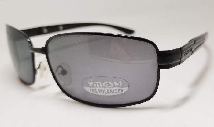 9909应仕偏光太阳眼镜可配近视镜片总宽145mm。