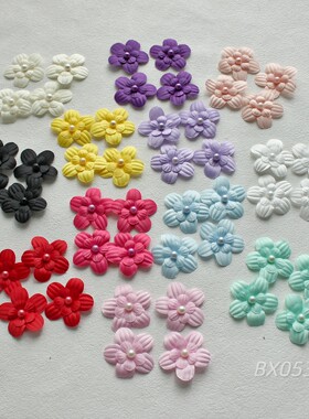 双层芭比双层花朵婚纱头饰钉珠
