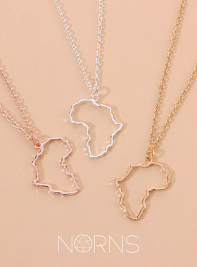 欧美艺术合金镂空吊坠百搭项链