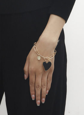 Norns合金欧美不对称爱心