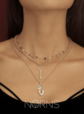 Norns三层混搭爱情项链