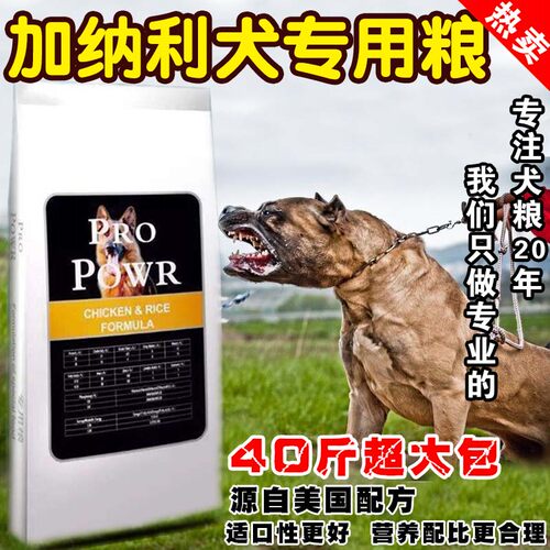 加纳利犬专用天然狗粮通用成犬