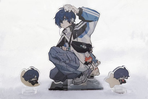 【女神异闻录3】同人周边 结城理 伟大小蓝莓 立牌 吧唧 小卡