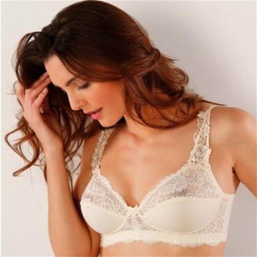 无钢圈超薄性感透视大码文胸内衣