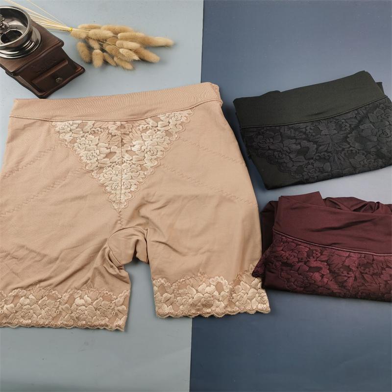 日本收腹内裤女塑身提臀塑形冬季保暖束腰5分平角打底安全裤