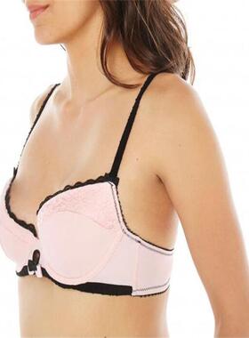 707580BC外贸欧美薄海棉垫文胸可爱甜美少女内衣带钢托T恤胸罩