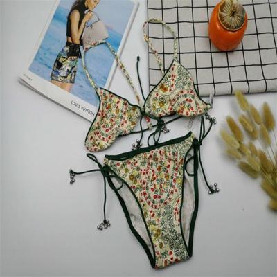 性感BIKINI三点式比基尼度假沙滩泳衣女生超薄三角泳装70758085B