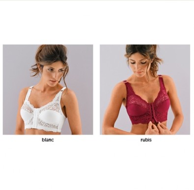 大码无钢托前扣背心超薄缩胸内衣