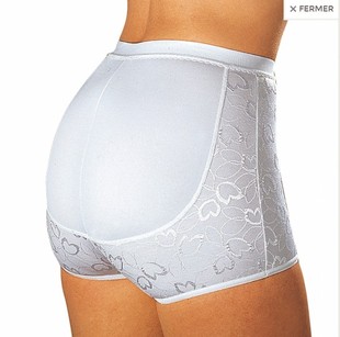 2色34 女高腰束腰平脚内裤 收腹内裤