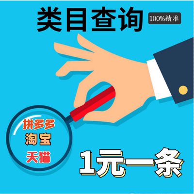 淘宝天猫类目查询店铺数据关键词查询分析流量搜索提升拼多多查词