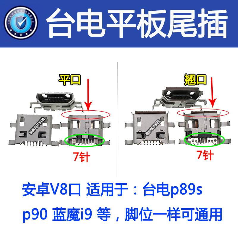 蓝魔平板国产usb接口尾插