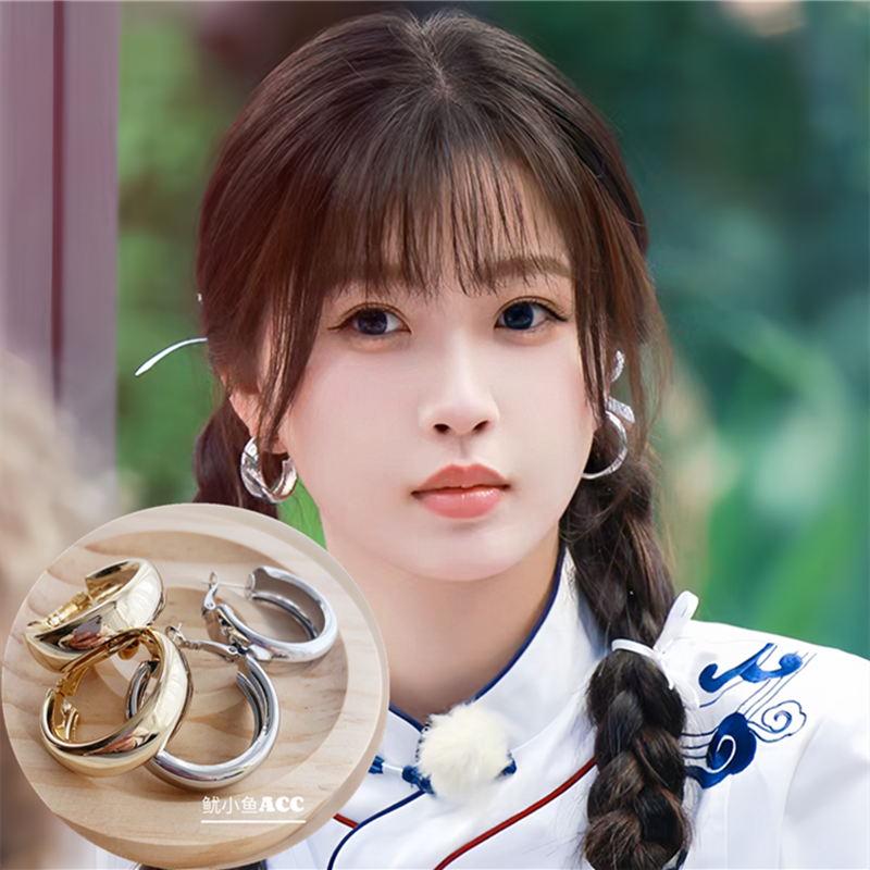 合金日韩欧美耳圈耳环耳饰纯银针