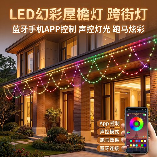 蓝牙APPLED皮线圣诞氛围灯