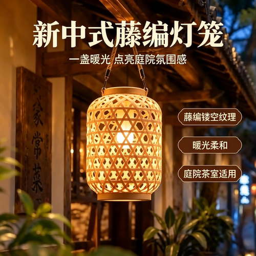 太阳能红灯笼户外庭院春节氛围灯