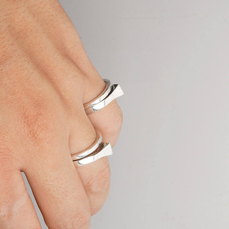 ROADLATIVE原创通勤几何钉子925银开口款戒指男饰品cleanfit,饰品/流行首饰/时尚饰品新,银饰戒指,淘宝优惠券,粉丝福利购,淘宝优惠卷