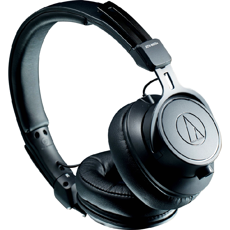正规代理 audio-technica/铁三角 ath-m60x 全封闭监听耳机