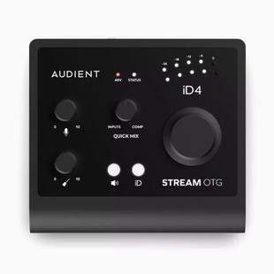Audient/奥顿特iD4 iD14Stream OTG 手机电脑直播声卡k歌录音编曲