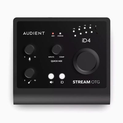 Audient/奥顿特iD4 iD14Stream OTG 手机电脑直播声卡k歌录音编曲