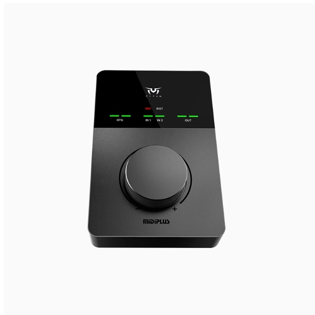 MidiPlus TITAN泰坦Q3声卡迷笛外置电脑手机OTG直播录音唱歌编曲