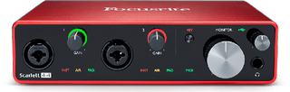 福克斯特Focusrite Scarlett 4i4 三代直播录音声卡 USB Type-C