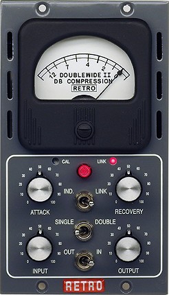 Retro Instruments Doublewide II 500系列 电子管压缩器新款