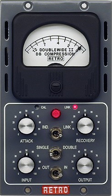 Retro Instruments Doublewide II 500系列 电子管压缩器新款