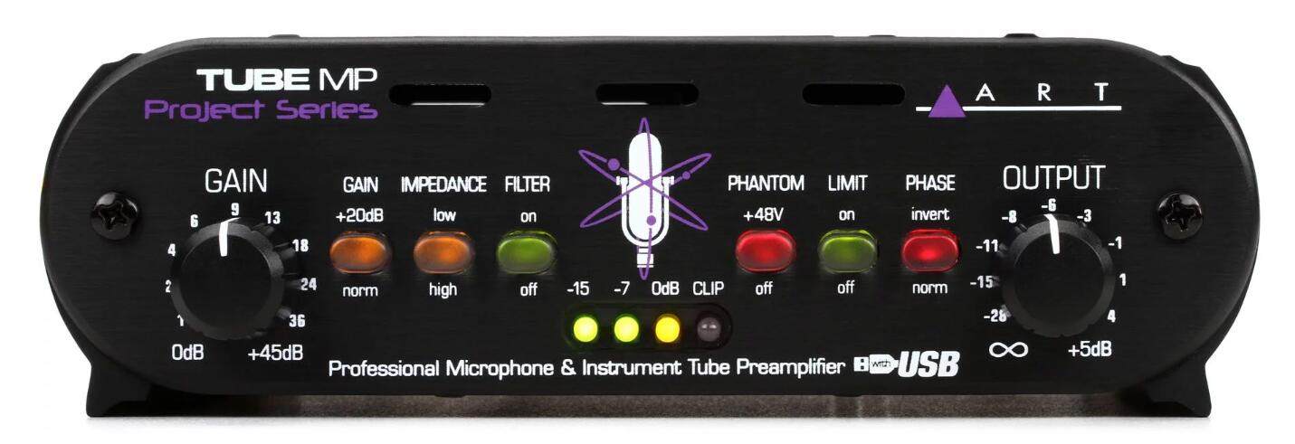 ART Tube MP Project Series 电子管话放 USB 直播