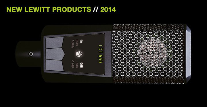 行货 LEWITT（莱维特） LCT 550 大振膜 电容话筒 录音