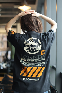 Overland夏季男女款短袖T恤越野
