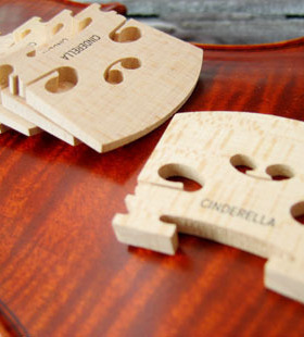 修好的正品GoldenLark高级小提琴琴码 AUBERT欧贝琴马优质马桥