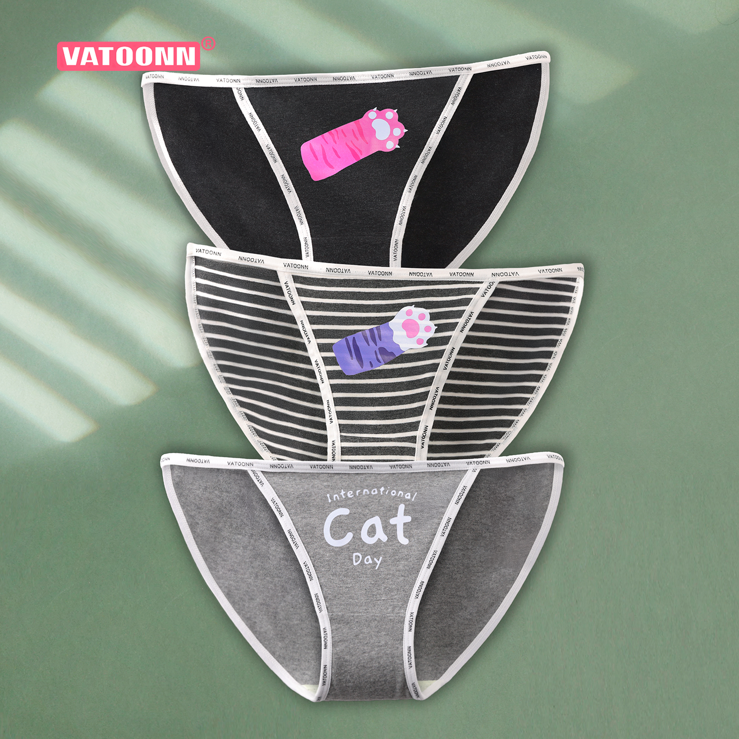 字母印花纯棉大码女内裤高开叉细腰带低腰透气性感三角裤简约黑白,女士内衣/男士内衣/家居服,女三角裤,淘宝优惠券,粉丝福利购,淘宝优惠卷