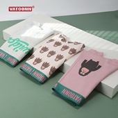 男士 衩 潮流印花运动裤 平角内裤 纯棉透气中腰收腹抗菌内裆青年大码