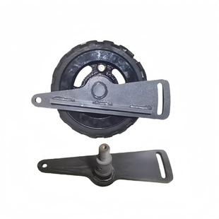 福龙马扫路洗扫车吸盘行走轮边轮总成侧轮支架短轴花纹轮安装架