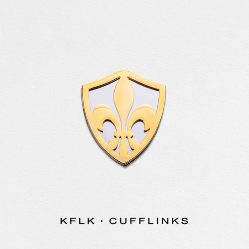 KFLK欧式贵族金属男金银撞色胸针