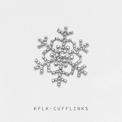 KFLK镂空雪花金属男女百搭胸针