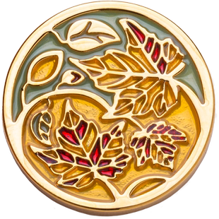 新品设计胸针幸运叶子徽章领扣领角扣子男士西装西服金属胸章胸扣