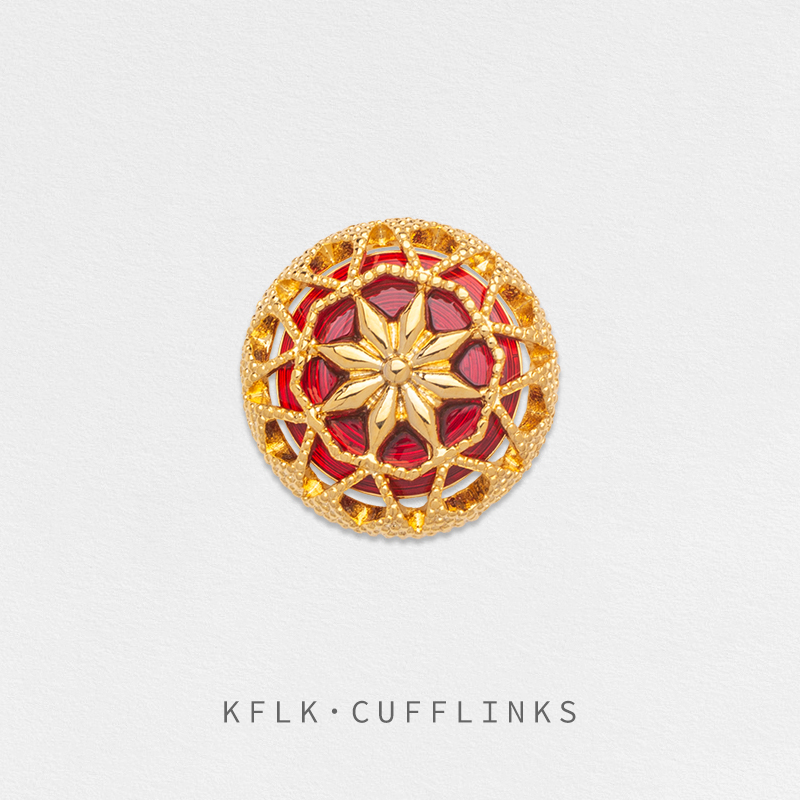 KFLK奢华铜男女镂空胸针胸章