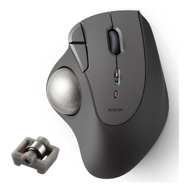 日本代购Elecom/宜丽客M-IT11BRABK无线鼠标 办公 轨迹球 兼容Mac