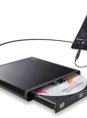 Logitec LDR-PMJ8U2R 便携移动光驱音乐CD刻录机PC安卓 日本代购