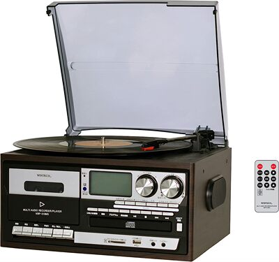 黑胶唱片机CD磁带收音多功能机