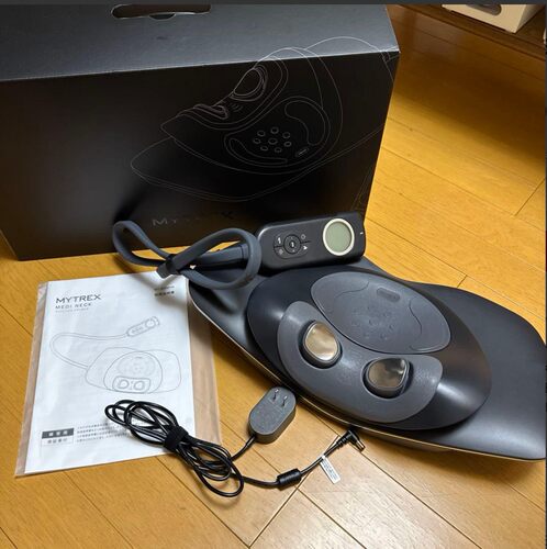 日本代购 MYTREX MEDI NECK 颈椎按摩仪 MT-MDN24B 牵引EMS温热