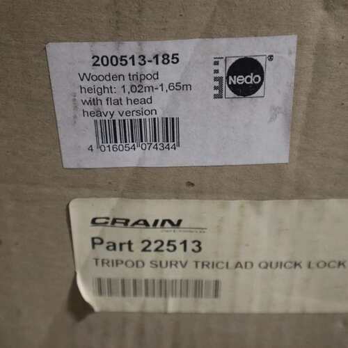 议价CRAIN 22513 Tall Tripod Surv Triclad Quick Lock - NEW IN