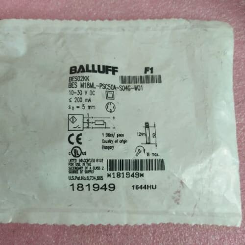 全新原装BALLUFF巴鲁夫 BES02KK BES M18ML-PSC50A-S04G-W01 现货